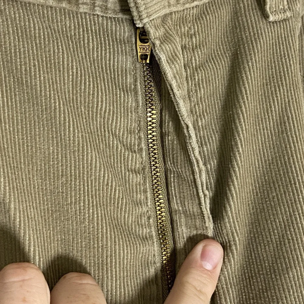 Vintage Levis 505 Jeans Mens 34x34 Brown Corduroy Reg Fit Straight Leg Preppy 90